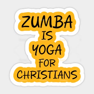Yoga for Christians Sticker